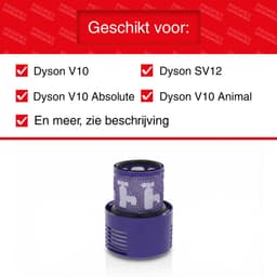 Propex Parts Stofzuigerfilter - Geschikt voor Dyson V10 - 969082-01 HEPA cilinderfilter - Uitwasbare — thumbnail 3
