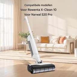 GELLDG Vervangende rolborstels - Geschikt voor Rowenta X-Clean 10 en Narwal S20 Pro nat- en droogstofzuigers - inclusief 2 rolborstels, 2 filters en 1 reinigingsborstel. — thumbnail 5
