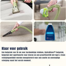 Florixa® Tapijtreiniger machine - Tapijtreiniger - Tapijtreiniger apparaat - Groen - ‎46cm x 24cm x 35cm — thumbnail 4
