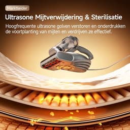 UWANT M700 Matrasstofzuiger Anti-Mijt - 18kPa Zuigkracht - Verhitting tot 65°C - 3D Hete Luchtstroom - UV-Sterilisatie - voor Matrassen en Beddengoed — thumbnail 5