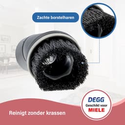 DEGG® - Stofzuiger Plumeau 35mm - Geschikt voor Miele - Opzetstuk Stofzuiger - Plumeauborstel - Stofzuiger Mond - Opzetborstel - Plumeau Stofzuiger Mondstuk - Stofzuiger Hulpstuk - Plumeau Compact - 2 STUK(S) — thumbnail 4
