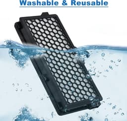 Hepa Airclean filter geschikt voor Miele - Active Airclean-filterelement - vervangingsfilters geschikt voor Miele S4000, S5000-serie - 2 stuks — thumbnail 5