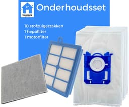 Kleanburg® - Geschikt voor Philips Performer Silent - Onderhoudsset - 10 Stofzuigerzakken - 1 HEPA-filter - 1 Motorfilter — thumbnail 3