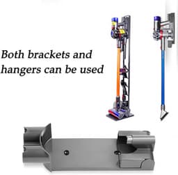 Wandhouder geschikt voor Dyson stofzuiger V7 V8 accessoires - Stofzuiger Standaard - Ophangsysteem - Muurbeugel - Accessoirehouder - Muurhouder - Muur bevestiging - Docking station - Inclusief Montage Materialen — thumbnail 3