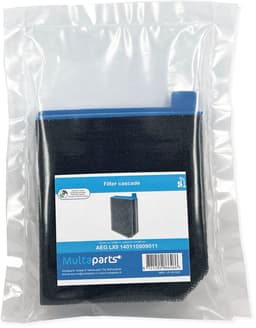 Multaparts® stofzuigerfilter 3-voudig (cascade) geschikt voor AEG LX9 & Electrolux PC91 series | Alternatief voor origineel 140110909011 | Afmetingen: 15,5 x 13,5 x 2,7 cm — thumbnail 3