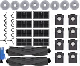 PolkaHome® 39 stuks Vervangingsset geschikt voor Robotstofzuiger Accessoires & Onderdelen, Geschikt voor Dreame L10s Pro, L10s ULTRA Gen2, Gen 2 PRO, PRO HEAT X30, HEAT X30, L10s PRO ULTRA HITTE RLL82CE, X30 ULTRA, MOVA E30, MOVA E30 ULTRA, P10 ULTRA — thumbnail 1