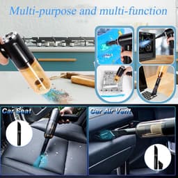 Lexium Kruimeldief snoerloos – Kruimeldief met steel – Nat&Droog – Handstofzuiger – Extreme zuigkracht – Kruimeldief snoerloos – Kruimelzuiger – Jouw ultieme schoonmaakpartner – Kruimelzuiger – Autostofzuiger – Handstofzuiger - Draadloos — thumbnail 5