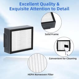 12 stuks Roomba I7-filters-HEPA-filters voor Irobot Roomba I3/I4/I6/I7/I8/E5/E6/E7/J7-hoogwaardige vervangende onderdelen voor robotstofzuigers — thumbnail 2