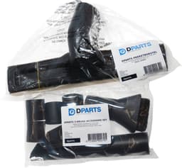Dparts parketborstel met zachte haren én accessoires - 35mm + 32mm - Geschikt voor Miele Bosch Siemens Inventum Philips - Universeel Stofzuigervoet - Stofzuigermondstuk met paardenhaar — thumbnail 3