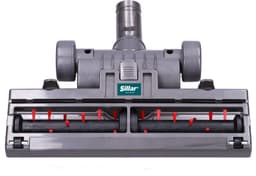 Sillar, borstel voor stofzuiger, met wieltjes, met beweegbare bevestiging, nylon borstelharen, vervangingsonderdeel, geschikt voor DYSON DC19T2, DC23, DC23T2, DC29, DC32 — thumbnail 1
