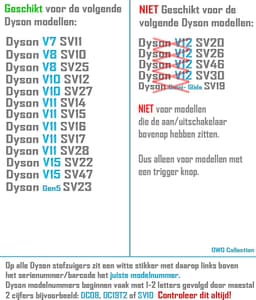 Reach-under verloopstuk geschikt voor Dyson V7 V8 V10 V11 V15 sv10 sv11 sv12 sv14 sv15 sv16 sv22 sv25 sv27 sv28 — thumbnail 2