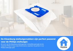 Kleanburg® - Geschikt voor Philips PowerLife - Stofzuigerzakken - 30 stuks — thumbnail 4
