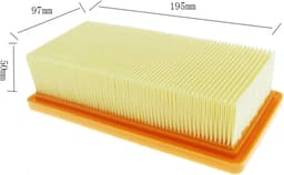 Vlakfilter geschikt voor Karcher AD2, AD3, AD4, AD3000, AD3200, 6.415-953.0 Aszuiger KFI 7420 Filter HEPA — thumbnail 2