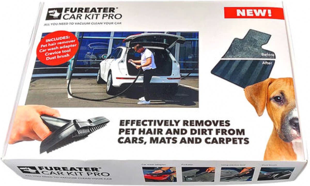 FUR EATER | Dé oplossing voor het verwijderen van hondenhaar | Car kit pro | Compleet pakket — afbeelding 1
