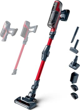 Rowenta RH6471, steelstofzuiger, zwart/rood — thumbnail 3