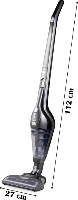 PRIMO PR506SV Steelstofzuiger Draadloos 2-in-1 - Stofzuiger Zonder Zak - Kruimelzuiger - HEPA Filter - Zilver — thumbnail 2