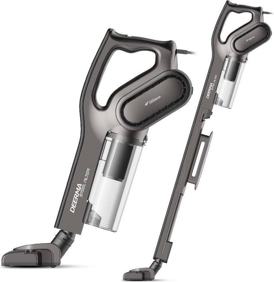 Deerma DX700s - Steelstofzuiger met Snoer - Stofzuiger Zonder Zak - 0,8L - 600W - Grijs — afbeelding 1