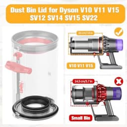 PromoHome Stofzuigercontainer deksel geschikt voor Dyson V11 V15 V10 — thumbnail 4