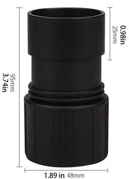 2 stuks universele stofzuigerslangconnectoren, industriële stofzuigeraccessoires — thumbnail 4
