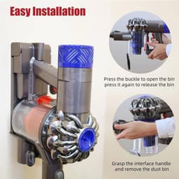 Reserveonderdelen Geschikt voor de afvalbak DC58 DC59 DC62 DC74 accessoirecontainer voor de Dyson V6-afvalbak — thumbnail 4
