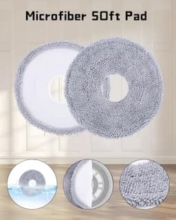 Onderdelen accessoireset voor Dreame L10s Ultra/L10 Ultra robotstofzuiger, 1 hoofdborstel, 6 filters, 6 mop pads, 7 zijborstels, 1 schoonmaakborstel, accessoires voor Dreame L10 Ultra — thumbnail 4