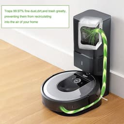 Stofzuiger zakken - geschikt voor iRobot Roomba i3 / i4 / i6 / i7 / i8 / E5 / E6 / S9+ / J7+ - Robotstofzuiger - Perfecte Pasvorm en Hoge Kwaliteit - 6 stuks — thumbnail 2