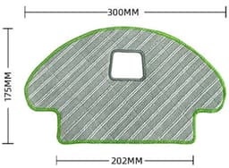 Dweil Pad - geschikt voor IRobot Roomba Combo - Microvezel Natte Reiniging Vervanging - geschikt voor Ecovacs Deebot Ozmo 930/937/960 - Wasbare Natte Dweilpads - 5 Stuks — thumbnail 2
