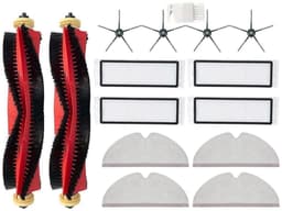 PolkaHome® Accessoireset – geschikt voor Roborock (S5, S5 Max, S6, S6 Pure, S6 MaxV, S50–S55, S60, S65, E4, E5), Xiaowa (E2–E5) en Xiaomi (1, 1S) Onderdelen robotstofzuigers – reserveonderdelen — thumbnail 1