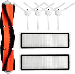 Geschikt voor Dream X10 S10 Plus L10S Ultra W10S pro Robotstofzuiger Accessoires Kit Reserveonderdelen, 1 Hoofdborstel, 2 Filters, 4 Zijborstels, Vervangende Onderdelen Reparatie Accessoires — thumbnail 1