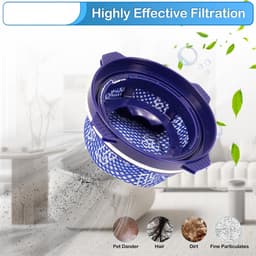 HEPA filter geschikt voor Samsung Jet 60 Jet 70 Jet 70+ Jet 75 Jet 75+ Jet 90 VS9000RL stofzuigers accessoires stoffilters miniatuur handheld onderdelen -4 stuks — thumbnail 4