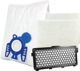 20 PARTS4® Stofzuigerzakken + HEPA & motorfilters geschikt voor Miele Complete C2, Complete C3, S5, S8 serie | Complete set met 20 stofzuigerzakken model GN 9917739, HEPA H12 filter en 2 motorfilters — thumbnail 1