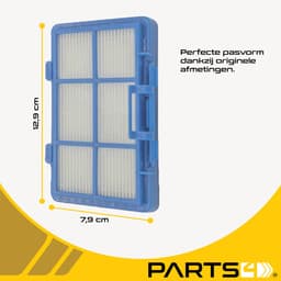 20 PARTS4® Stofzuigerzakken + HEPA & motorfilters geschikt voor Philips PowerGo | Complete set met 20 stofzuigerzakken, HEPA H12 filter en 2 motorfilters — thumbnail 5
