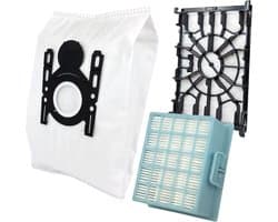 20 PARTS4® Stofzuigerzakken + HEPA & motorfilter geschikt voor Bosch Move On & Serie 6 | Complete set met 20 stofzuigerzakken, HEPA filter (model BBZ156HF) en motorfilter (model 00579421)