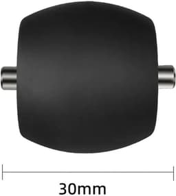 2 x Zwenkwielen - Bokwiel - Geschikt voor Shark IQ RV1001AE/RV2001AE stofzuiger - 3CM — thumbnail 2