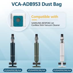 Geschikt voor VCA-ADB953 stofzakken, 10-pack vervangingsstofzakken, geschikt voor Samsung VCA-ADB95, VS20A95923B/AA, VS20A95923N/AA, VS20A 959233 W/AA — thumbnail 4