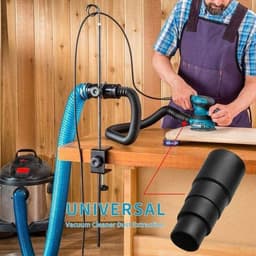 Stofzuigeradapters voor stofzuigerslang - 4 lagen - zwart - slangadapter voor stofzuiger - slangverloopstuk, geschikt voor Bosch, Makita, Kärcher en de meeste merken - 2 stuks — thumbnail 3