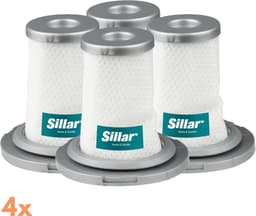 Sillar, set 4 stofzuigerfilters, HEPA, wasbaar, anti-allergeen, geschikt voor Rowenta X-Force Flex Row, Tefal X-Force Flex, vervanging voor filters ZR009006 — thumbnail 1