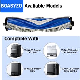 Multi-vlak Hoofd Rollenborstels Vervanging - Geschikt voor ECOVACS DEEBOT T30 Pro Omni/T30S/N20 Plus/Yeedi M12 Pro+ Stofzuigerrobots — thumbnail 3