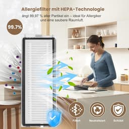 24-delig accessoireset gescht voor Roborock Q8 Max/Q5 Pro/Q5 Pro+/Q8 Max+ robotstofzuiger – 2 hoofdborstels, 6 stofzakken, 4 dweilpads, 4 HEPA-filters, 6 zijborstels, 1 reinigingsborstel, 1 schroevendraaier — thumbnail 5