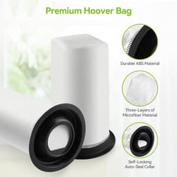Stofzuigerzakken - Quick Pods - Schoon Huis - Efficiënte Absorptie - 10 Stuks - Wit — thumbnail 2