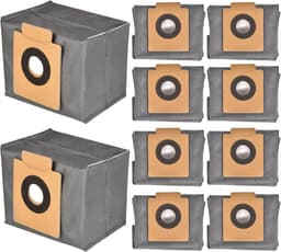 Stofzuigerzakken geschikt voor Eufy Clean X8 Pro / X10 Pro Omni - reservezakken - accessoireset - stofzuigerzakken - 10 Stuks — thumbnail 1