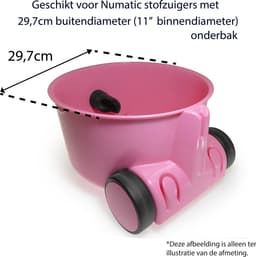 Dparts 11" filter geschikt voor Numatic - voor Henry en Hetty Compact stofzuigers - 1 stuk - Primair TriTex stofzuigerfilter - motorfilter - 901607 — thumbnail 3