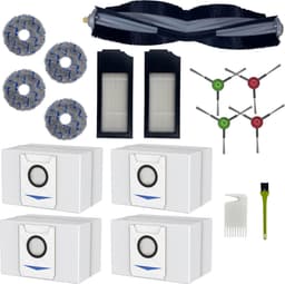 Accessoirepakket voor Ecovacs Deebot X1 Omni/X1 Turbo/T10 Turbo-Bag/Filter/Dweil/Zijborstel/Afzuigrol — thumbnail 1