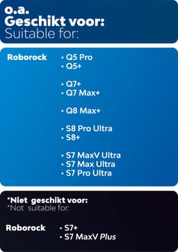 6x Dparts stofzuigerzakken geschikt voor Roborock Q series en Qrevo modellen - Q5+ Q7+ Q8+ - S7 MaxV Ultra - S7 Max Ultra - S7 Pro Ultra - S8+ - S8 Pro Ultra - Max en Pro Ultra — thumbnail 4
