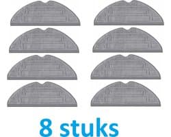 8 x Mop - Dweildoek compatibel met Roborock S7 Maxv / S8 / S8 + / S8 Pro Ultra - beste kwaliteit vervangingen
