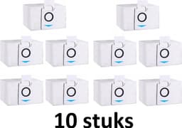 10 x stofzakken geschikt voor de Ecovacs Deebot X1 OMNI / T10 OMNI / X1 TURBO - Vuilafvoerzakken - Grote Capaciteit Stofzuigerzak - Hoogwaardige vervanging - Compatibel met model: Ecovacs: Deebot X1 OMNI T20 OMNI T10 OMNI X1 Turbo -10 stuks afvalzak — thumbnail 1