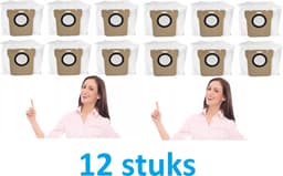 12 x Stofzakken Vervanging voor Dreame L20 Ultra/L10s Ultra/L10 Ultra - grote capaciteit - hoge kwaliteit - Dreame: Bot L20 Ultra Bot L30 Ultra Bot L10s Ultra Bot L10 Ultra Bot L10 Prime Xiaomi: Xiaomi Robot X10 Xiaomi Robot X10 Robot X20+ — thumbnail 1