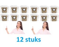 12 x Stofzakken Vervanging voor Dreame L20 Ultra/L10s Ultra/L10 Ultra - grote capaciteit - hoge kwaliteit - Dreame: Bot L20 Ultra Bot L30 Ultra Bot L10s Ultra Bot L10 Ultra Bot L10 Prime Xiaomi: Xiaomi Robot X10 Xiaomi Robot X10 Robot X20+
