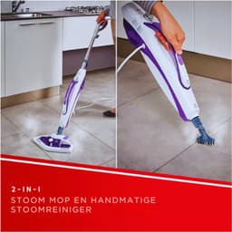 Vaporetto SV440_Double Stoomdweil met Handstoomreiniger en Vaporforce-Borstel - 15-in-1 Functie - Doodt tot 99,9% van Virusdeeltjes Ziektekiemen En Bacteriën - 1500W - 0,3L - Paars — thumbnail 4