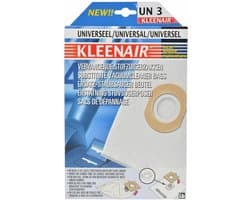 Kleenair Universele stofzuigerzakken - 5-lagen systeem - microfiltratie - 4 stuks
